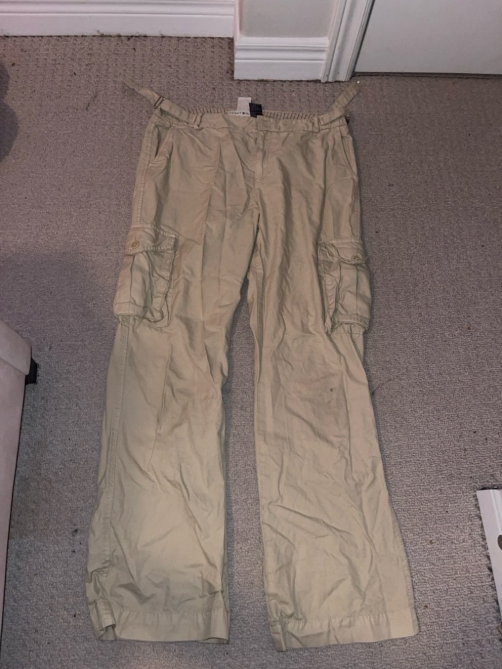 Women's Cargo Pants in Khaki - Casual Utility Style